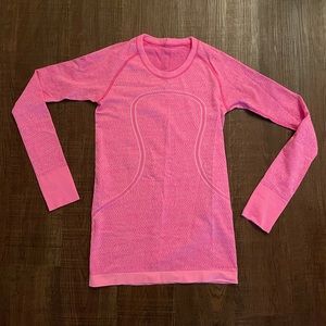 Lululemon Pink Swiftly Tech Long Sleeve Shirt